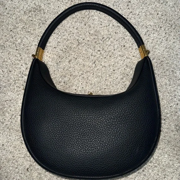Songmont Black Leather Hobo Bag - Picture 6 of 7